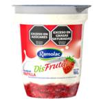 YOGURT CON COLCHON DE FRUTA FRUTILLA MARCA RAMOLAC X 120GRS
