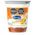 YOGURT CON COLCHON DE FRUTA  DURAZNO MARCA RAMOLAC X 120GRS