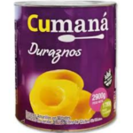 DURAZNO MITAD CUMANA 3KG