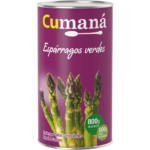 ESPARRAGO VERDE TALLO CORTO CUMANA 800GRS