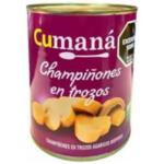 CHAMPIGÑONES TROZOS - 800GRS - MARCA CUMANA