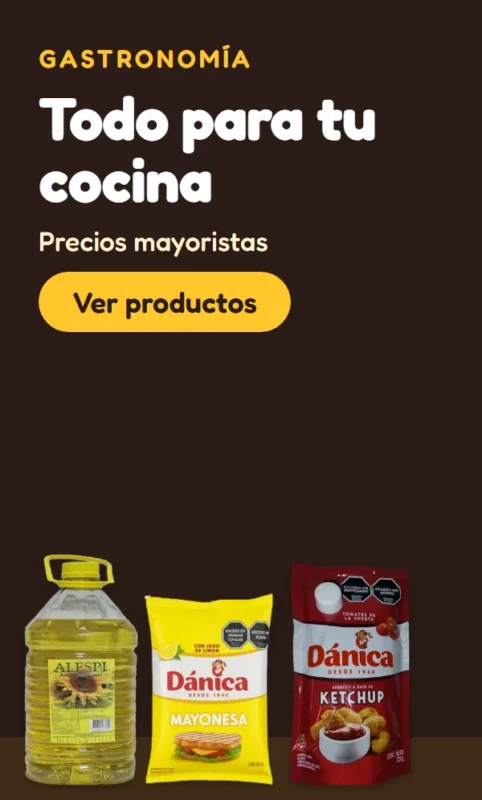 Gastronomía: todo para tu cocina, precios mayoristas