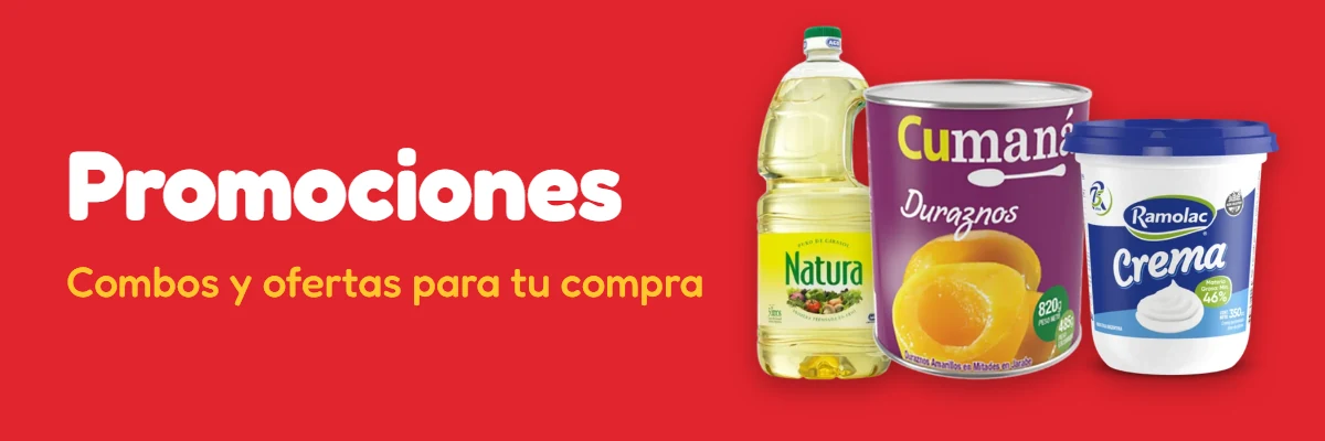 Promociones: combos y ofertas para tu compra