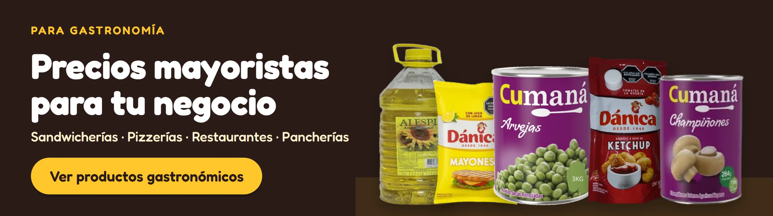 Precios mayoristas para gastronomía: sandwicherías, pizzerías y restaurantes